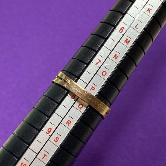 💛 Antique 9k Gold Dendritic Agate Ring - Picture 6 of 7